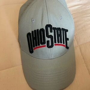 Ohio State Embroidered Light Gray Baseball Cap